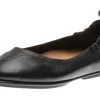 Allegro Black Leather Ballet Flat