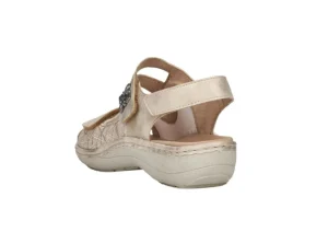 Alula Beige Warm Gold Slingback Sandal