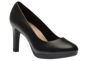 Ambyr Joy Black Leather Dress Pump