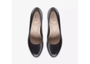 Ambyr Joy Black Leather Dress Pump