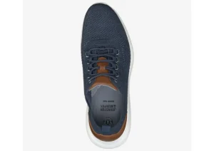 Amherst Navy Knit Lace-Up Sneaker