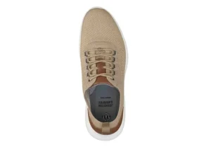Amherst Taupe Knit Lace-Up Sneaker