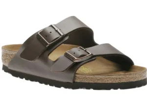 Arizona Birko-Flor Dark Brown Slide Sandal