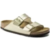 Arizona Birko-Flor Gold Slide Sandal