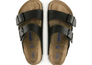 Arizona Soft Footbed Birko-Flor Black Slide Sandal