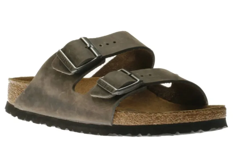 arizona_soft_footbed_iron_0.webp Arizona Soft Footbed Iron Grey Oiled Leather Slide Sandal