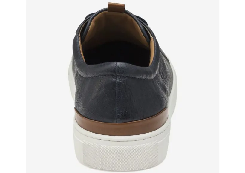 banks_navy_leather_laceup_2.webp Banks Navy Leather Lace-Up Sneaker