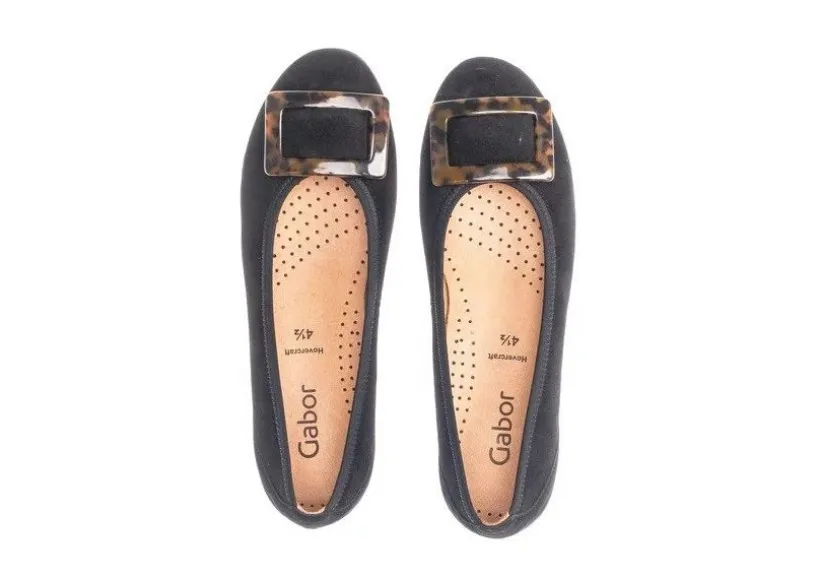 black_tortoise_buckle_ba_1.webp 54.164.37 Black Tortoise Buckle Ballet Flat