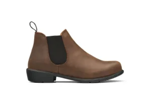 Blundstone 1970 - Women's Series Low Heel Antique Brown Leather Boot