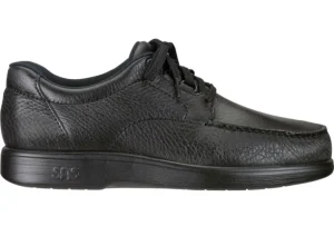 Bout Time Black Leather Lace-Up Loafer