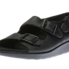 Bravo Black Bear Leather Heel Strap Sandal