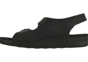 Bravo Black Bear Leather Heel Strap Sandal
