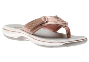 Breeze Sea Rose Gold Thong Sandal