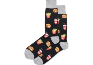 Burger and Fries Blk