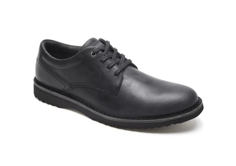 cabot_black_nubuck_leathe_0.webp Cabot Black Nubuck Leather Plain Toe Lace-Up Derby Shoe
