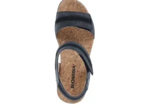 Calgary 03 Black Wedge Sandal