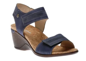 Calgary 03 Blue Wedge Sandal