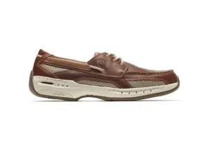 Captain Brown Leather Boat Shoe