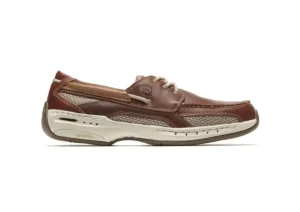 Captain Brown Leather Boat Shoe