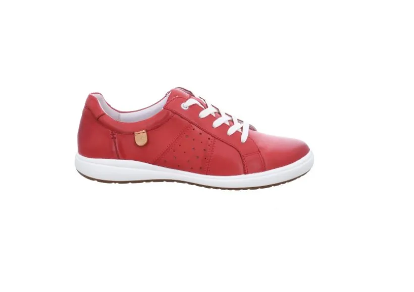 caren__red_leather_laceup_1.webp Caren 01 Red Leather Lace-Up Sneaker