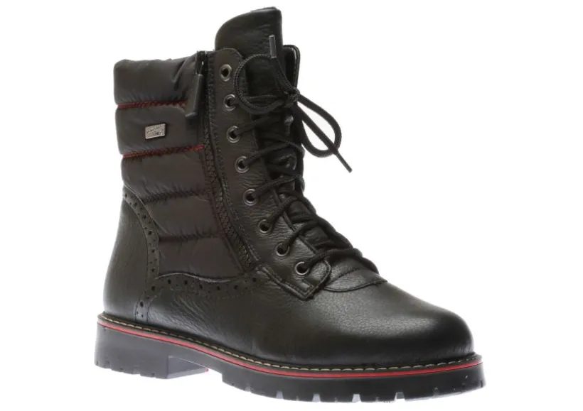 castor_black_quilted_lace_0.webp Castor Black Quilted Lace-Up Winter Boot