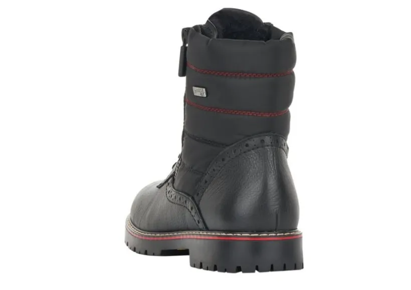 castor_black_quilted_lace_2.webp Castor Black Quilted Lace-Up Winter Boot