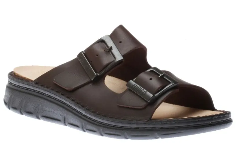 cayman_mens_brown_leather_0.webp Cayman Men's Brown Leather Slide Sandal