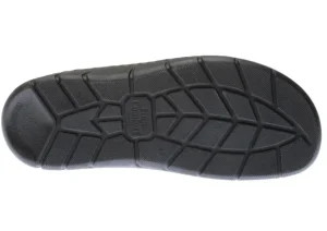 Cayman Men's Brown Leather Slide Sandal