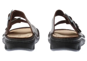 Cayman Men's Brown Leather Slide Sandal