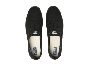 Champion Black Lace-Up Canvas Sneaker