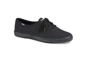 Champion Black Lace-Up Canvas Sneaker