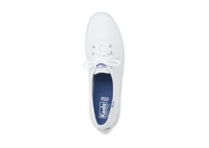 Champion White Lace-Up Canvas Sneaker