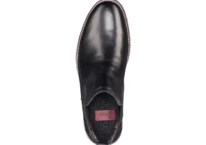 Clarino Black Leather Chelsea Boot