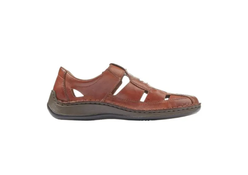 clarino_brown_leather_fis_1.webp Clarino Brown Leather Fisherman Sandal
