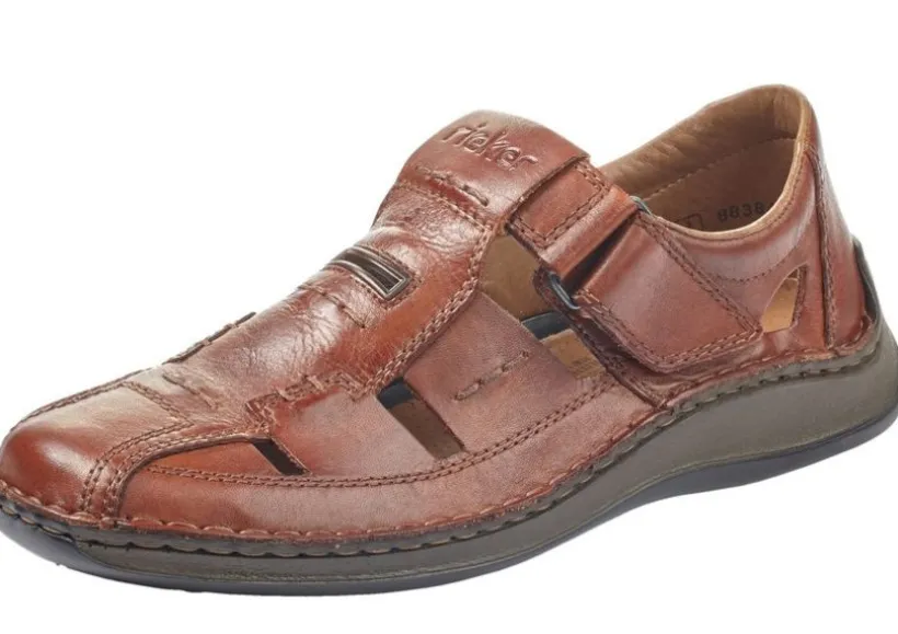 clarino_brown_leather_fis_3.webp Clarino Brown Leather Fisherman Sandal