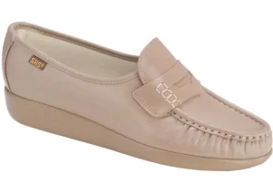 Classic Mocha Leather Slip-On Loafer