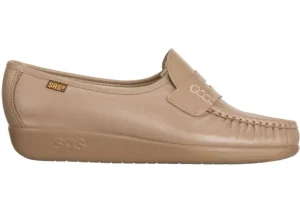 Classic Mocha Leather Slip-On Loafer