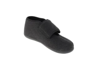 Comfort L2 Black Wool Slipper