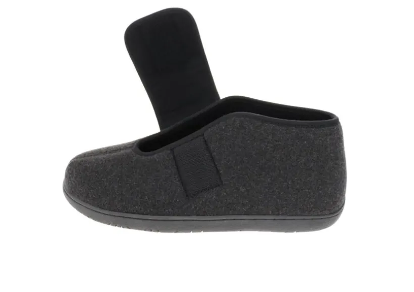 comfort_l_black_wool_slip_4.webp Comfort L2 Black Wool Slipper
