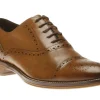 Conard Tan Leather Cap Toe Dress Oxford