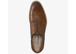 Conard Tan Leather Cap Toe Dress Oxford