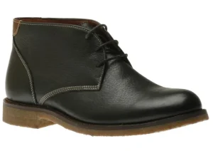 Copeland Black Leather Chukka Boot