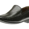 Cresswell Black Leather Venetian Loafer