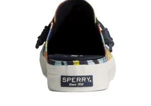 Crest Vibe Coral Floral Navy Multicolour Mule Sneaker