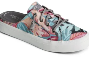 Crest Vibe Coral Floral Pink Mule Sneaker