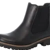 Cristallino Black Leather Chelsea Boot