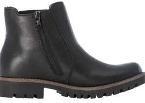 Cristallino Black Leather Chelsea Boot