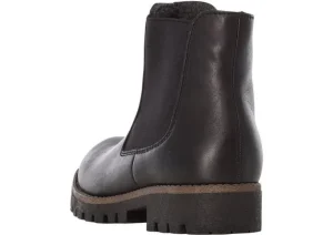 Cristallino Black Leather Chelsea Boot