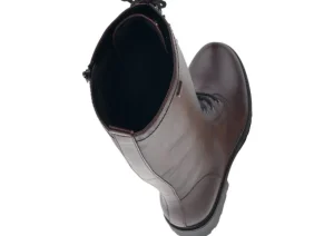 Cristallino Red Lace-Up Riding Boot