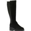 Dara Black Suede